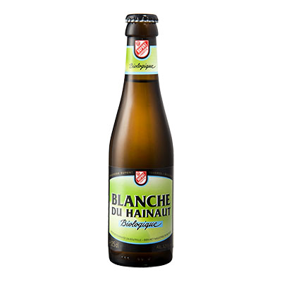 5410702001307 Blanche du Hainaut Bio<sup>1</sup> - 25cl Bière biologique refermentée en bouteille (contrôle BE-BIO-01)